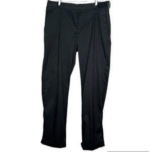 Nike Golf Dri-Fit pleated Front Pants black 36 X 34 EUC